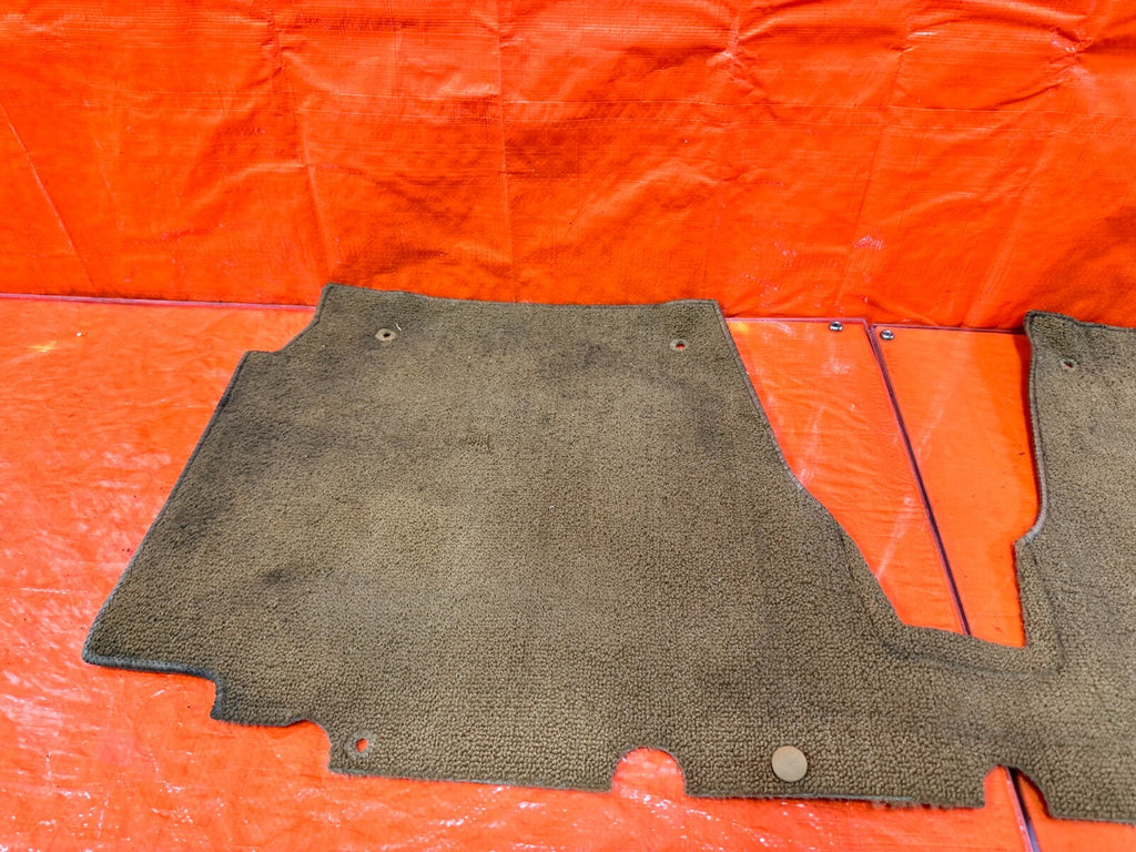 90 93 MAZDA MX 5 MIATA   REAR BULKHEAD PANEL CARPET   BROWN TAN COLOR   OEM 2678