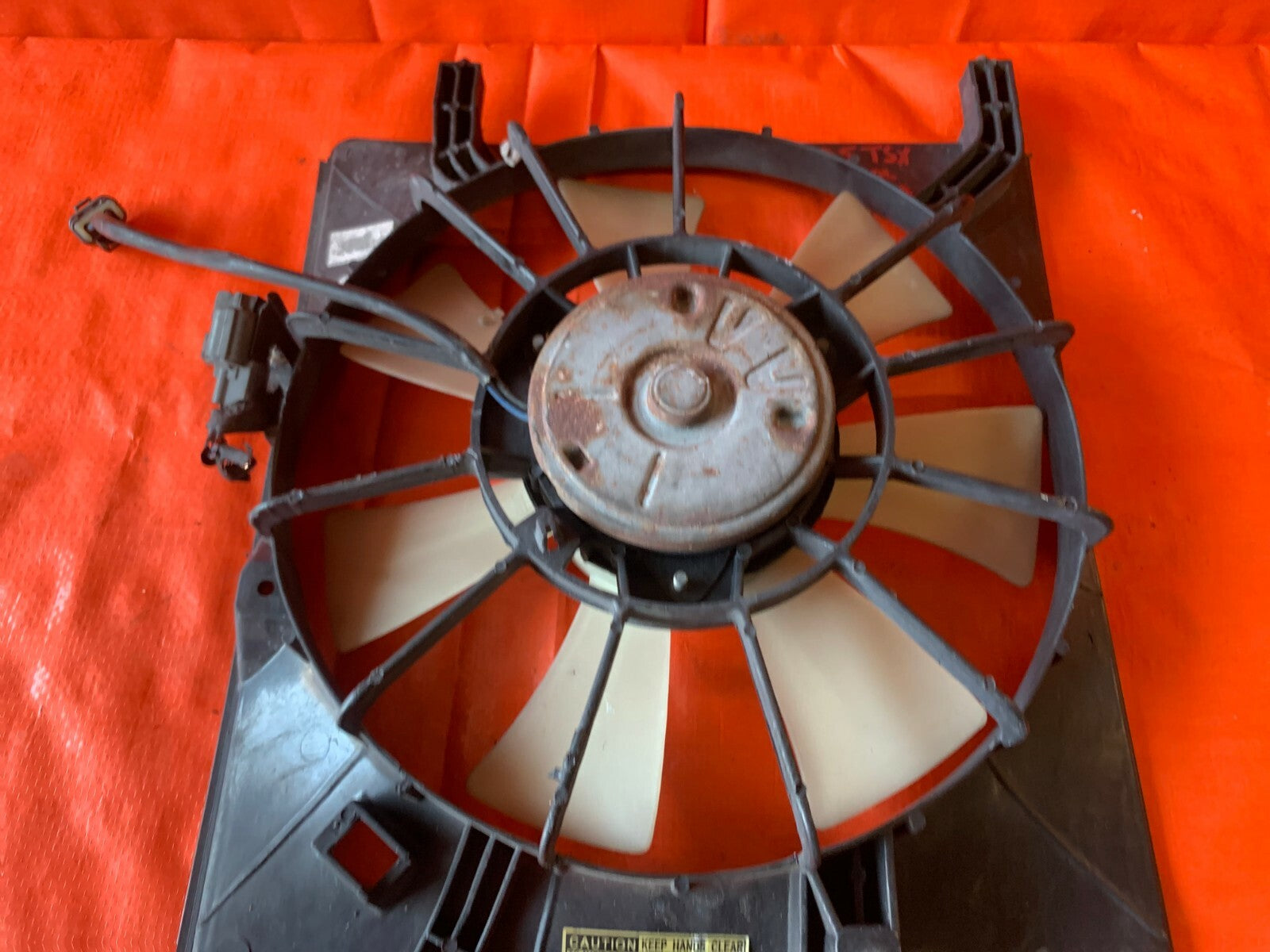 OEM 2005 05 ACURA TSX   CONDENSER COOLING FAN   7 SEVEN BLADE MODEL5