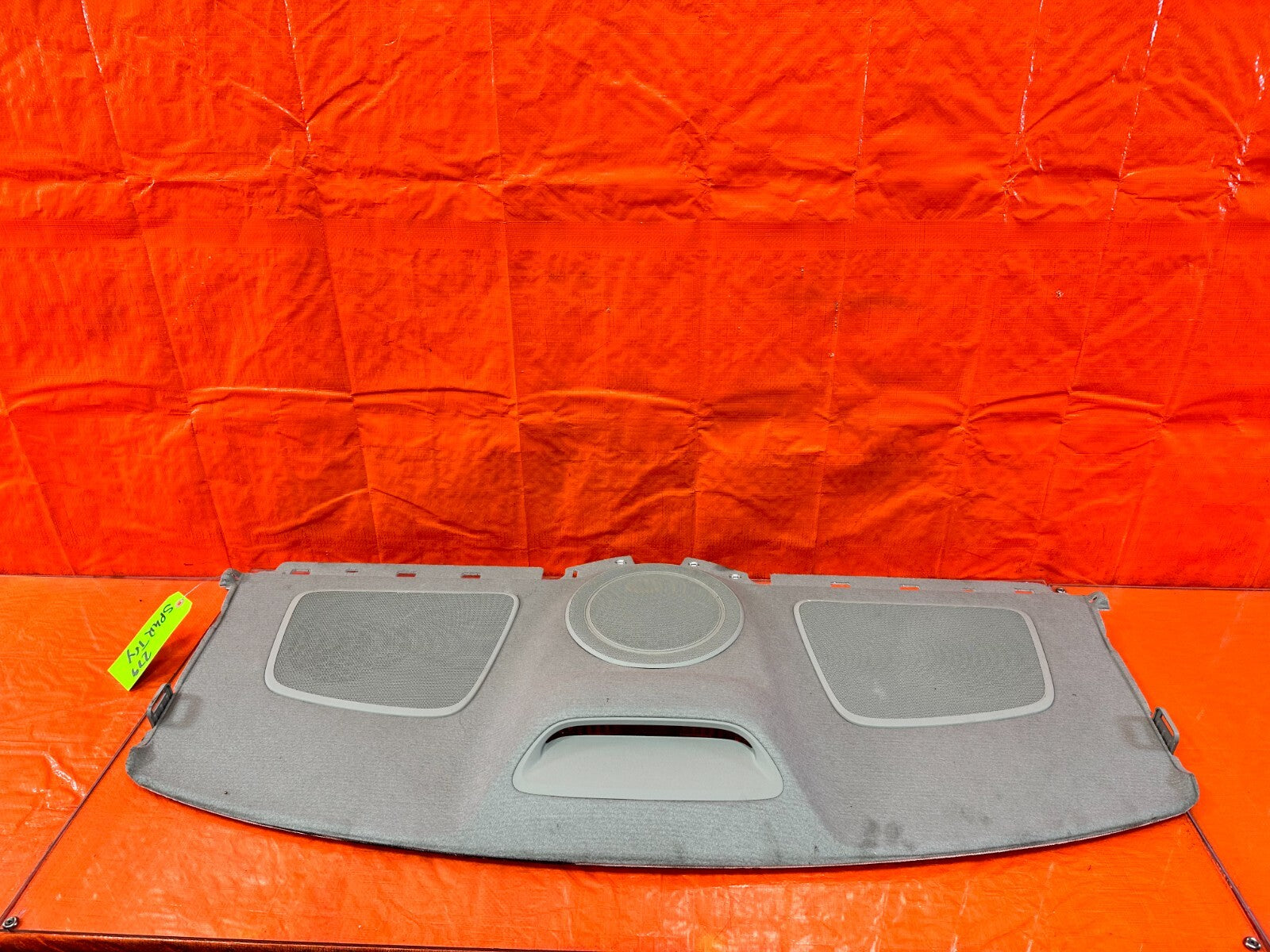 09 14 ACURA TSX   REAR SPEAKER COVER TRAY LINER TRIM   OEM #2790