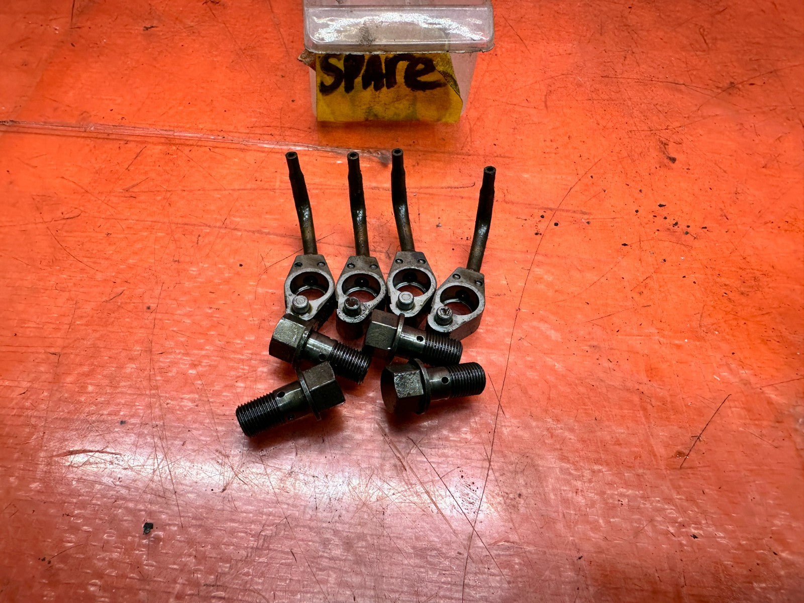 00 03 HONDA S2000 AP1 2.0L F20C ENGINE BLOCK PISTON OIL SQUIRTERS JETS OEM #3370