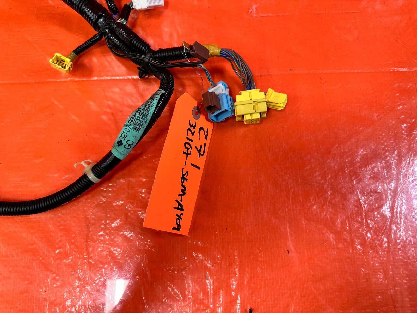 02 04 ACURA RSX   TYPE S   INTERIOR FLOOR WIRING HARNESS WIRE LOOM   OEM OE #2714