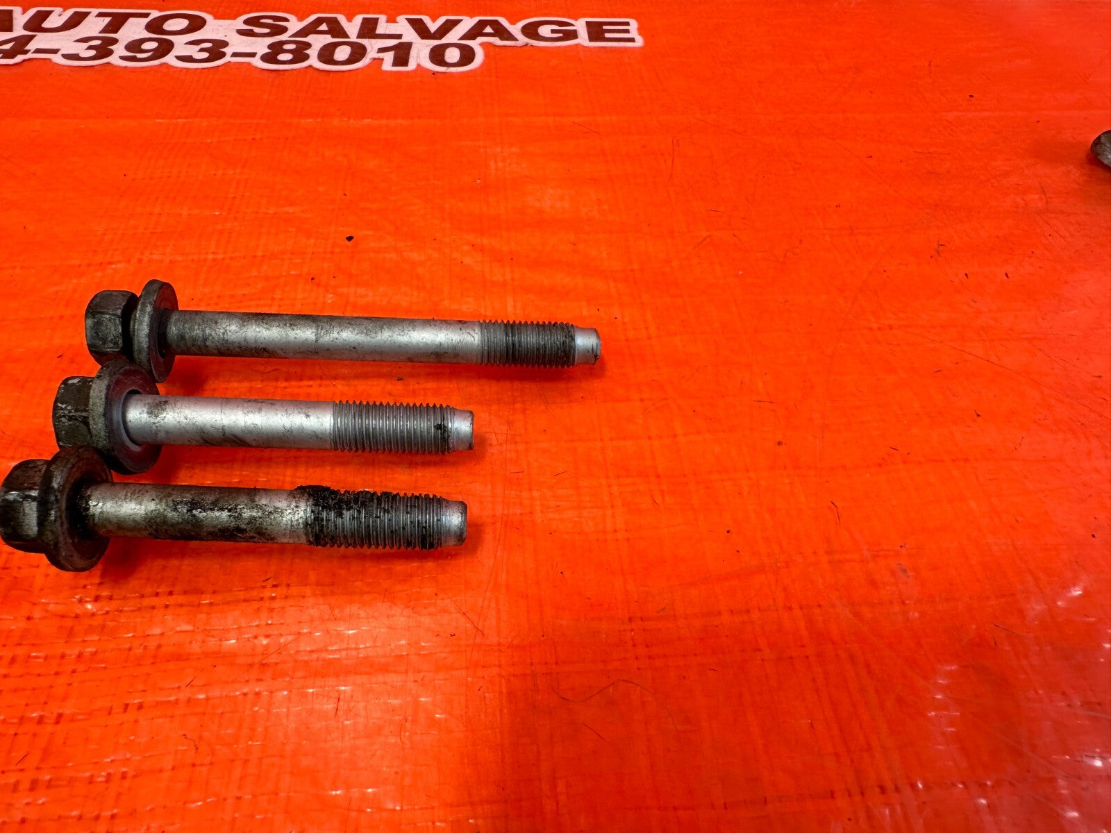 02 10 LEXUS SC430   AC COMPRESSOR BOLT SET BOLTS HARDWARE   OEM #2884