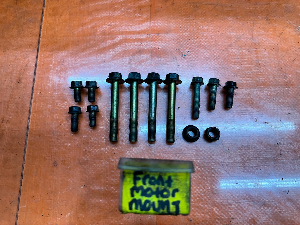 04-08 ACURA TL 3.2L 3.5L V6 FRONT MOTOR MOUNT BOLTS HARDWARE BRACKET OEM #3470