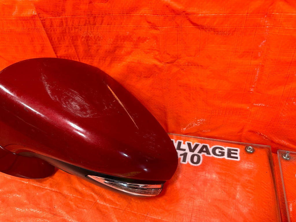 14 16 LEXUS IS250 IS350   DRIVER LEFT SIDE VIEW MIRROR   7 WIRE COUNT   OEM RED5