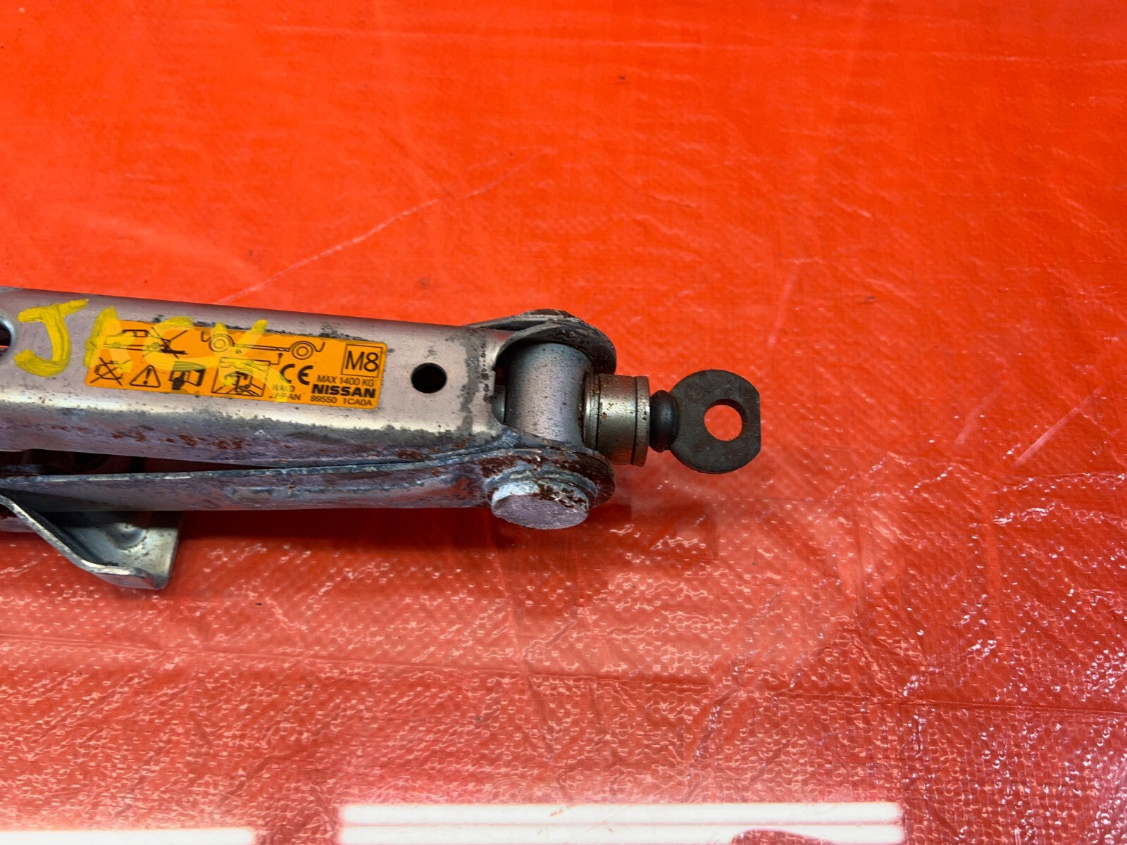 09 12 INFINITI FX50 FX35   SPARE TIRE PANTOGRAPH JACK ASSEMBLY / SCISSOR JACK 3