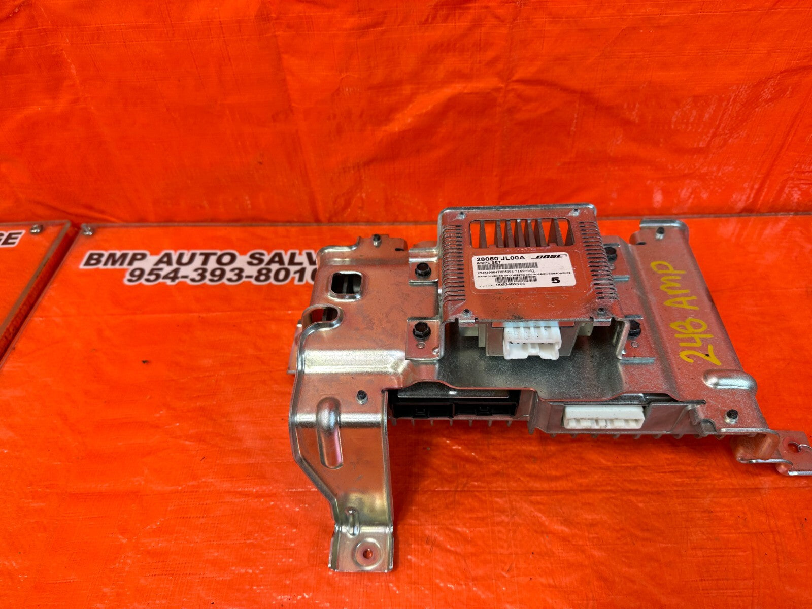 08 15 INFINITI G37 & Q60   2D COUPE   FACTORY BOSE AMPLIFIER AMP   OEM #2487