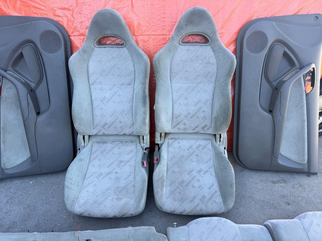 02 06 ACURA RSX   COMPLETE CLOTH INTERIOR   FRONT SEATS REAR SEATS DOOR PANELS1