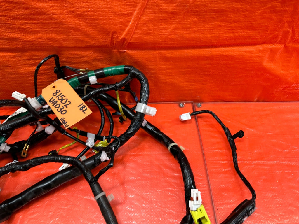 2015 SUBARU WRX STI   INTERIOR FLOOR BODY WIRING HARNESS WIRE LOOM   OEM #1836