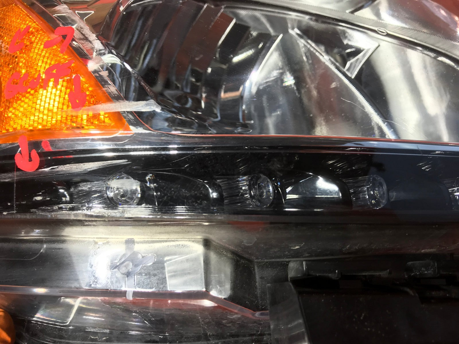 OEM 2013 2014 2015 NISSAN SENTRA PASSENGER RIGHT HEADLIGHT HEADLAMP W/ LED6