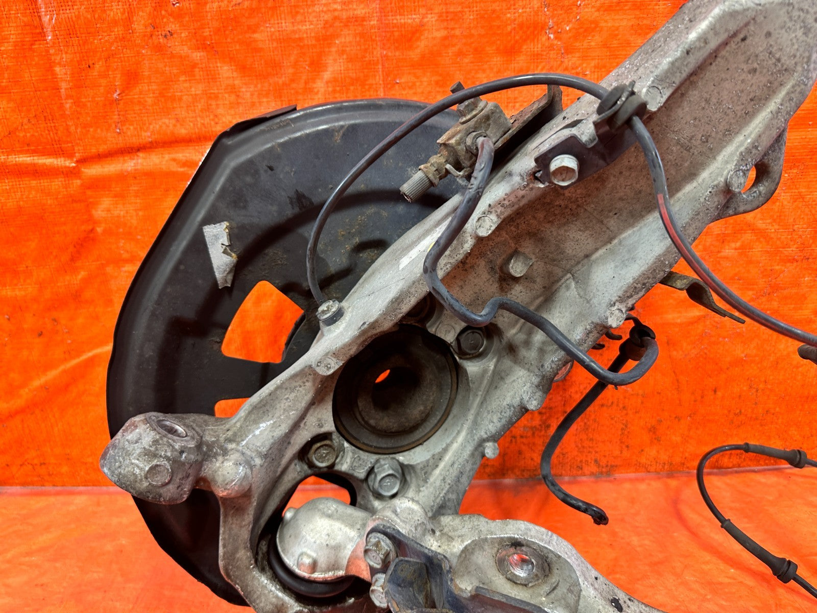 08 15 INFINITI G37 Q60 RWD LEFT FRONT SPINDLE KNUCKLE UPPER LOWER ARMS #32911