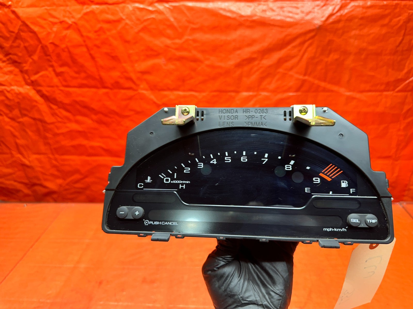 00 03 HONDA S2000 AP1 2.0L INSTRUMENT GAUGE CLUSTER SPEEDOMETER TACHOMETER 3379
