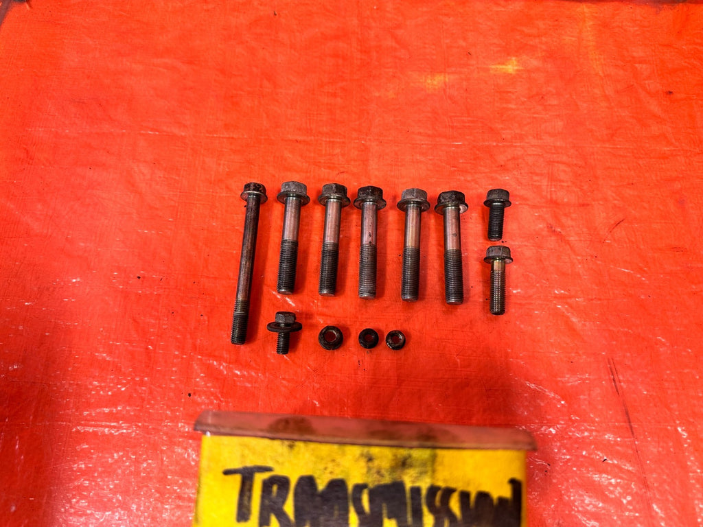 88 91 HONDA CIVIC   TRANSMISSION BELL HOUSING BOLTS HARDWARE   OEM 3250