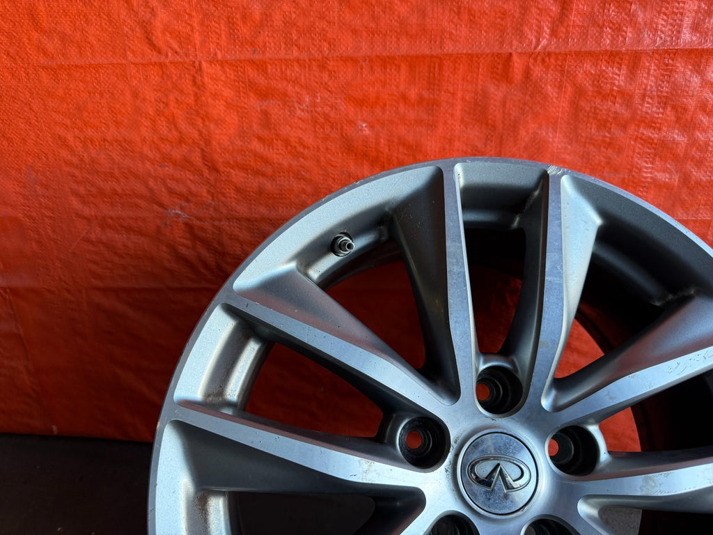 14 24 INFINITI Q50   10 SPOKE WHEEL RIM   17x7.5   +45   OEM FACTORY   #316 24