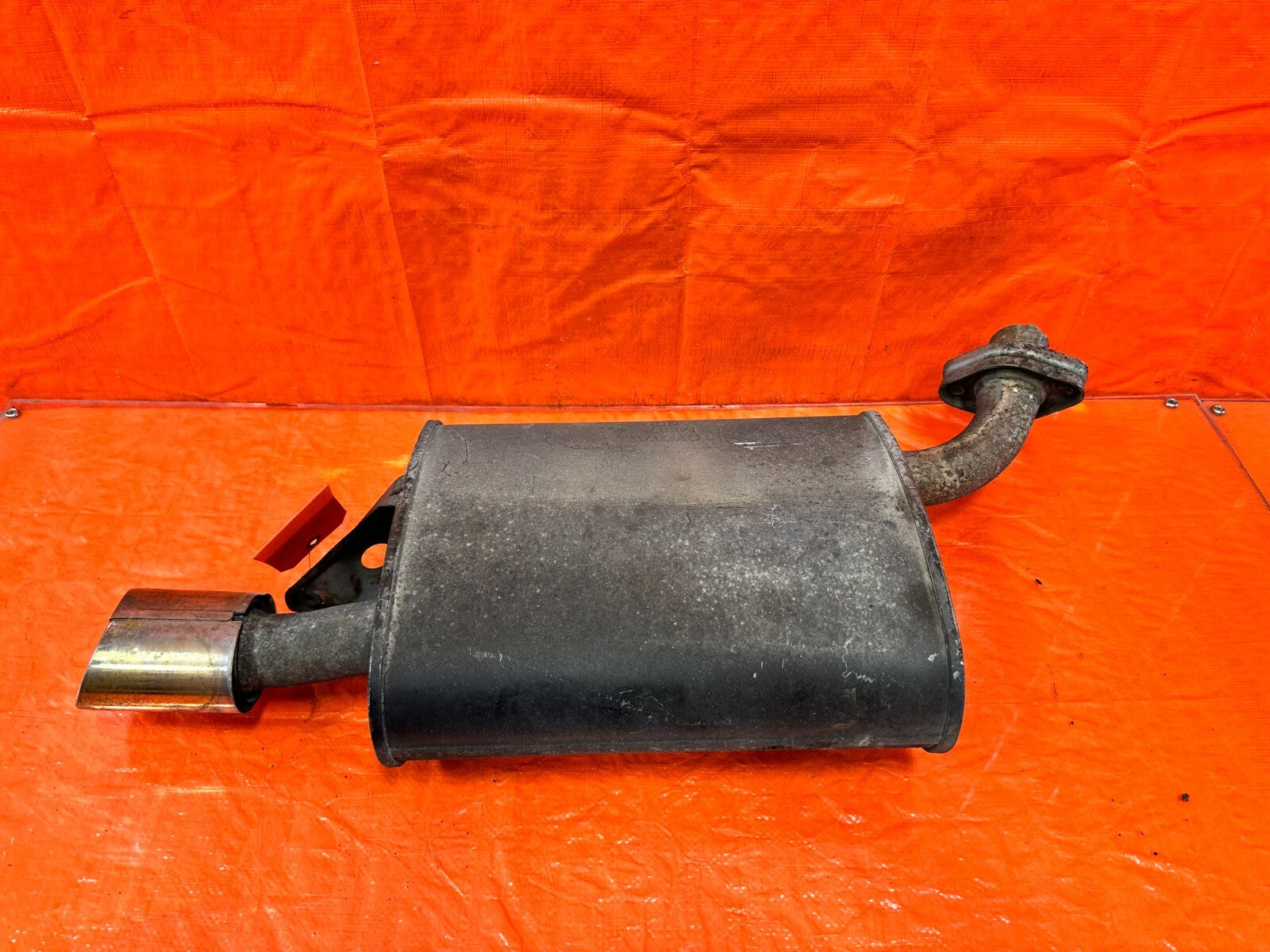 92 00 LEXUS SC300   FACTORY EXHAUST MUFFLER TAIL PIPE PAN   LEFT SIDE OEM #2768