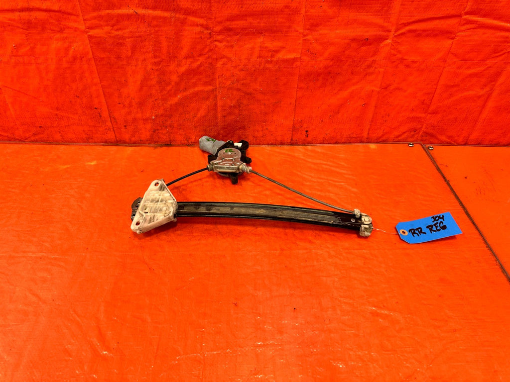 04 08 ACURA TSX   PASSENGER RIGHT REAR   WINDOW REGULATOR W/ MOTOR   OEM #3040