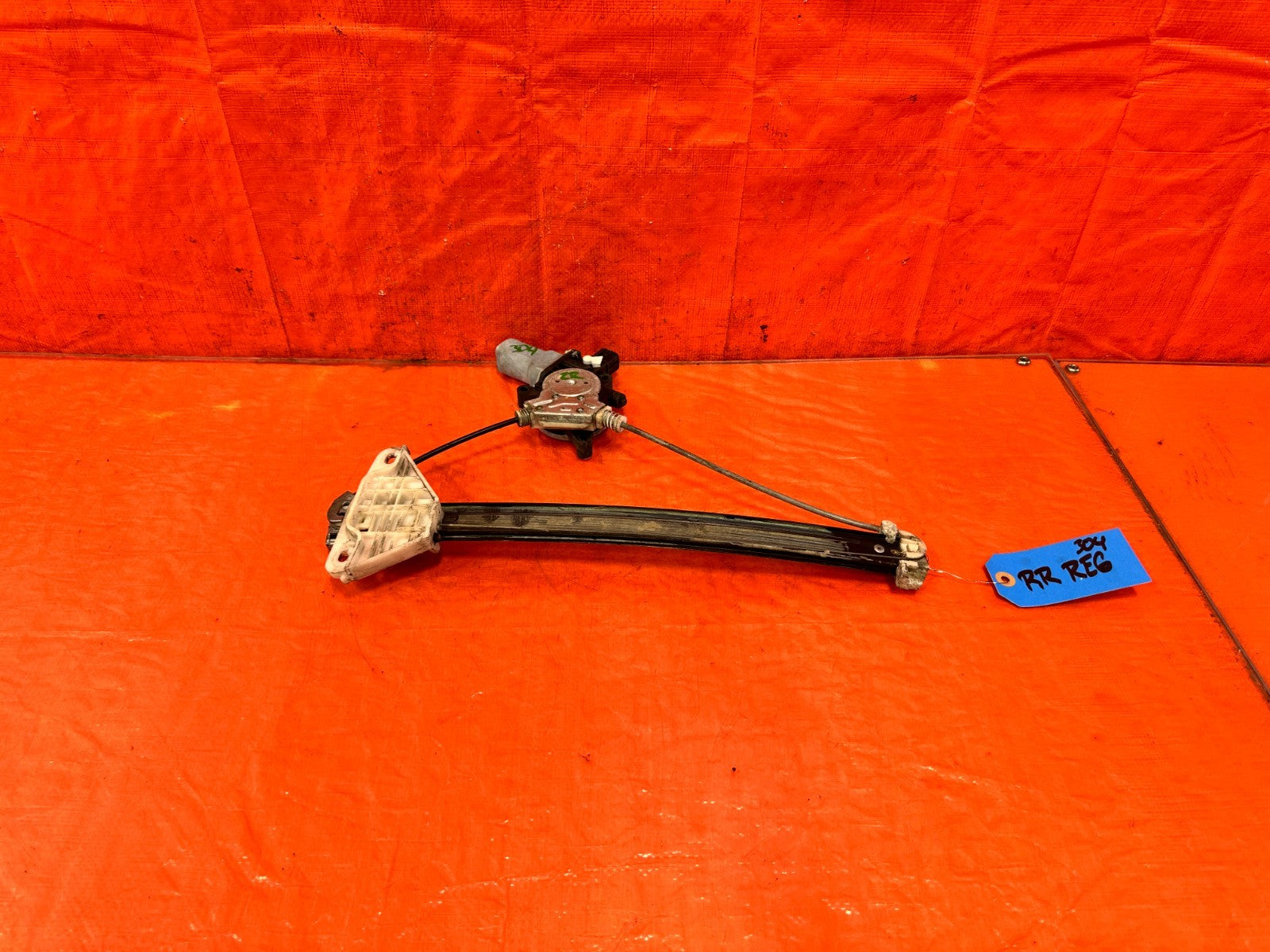 04 08 ACURA TSX   PASSENGER RIGHT REAR   WINDOW REGULATOR W/ MOTOR   OEM #3040