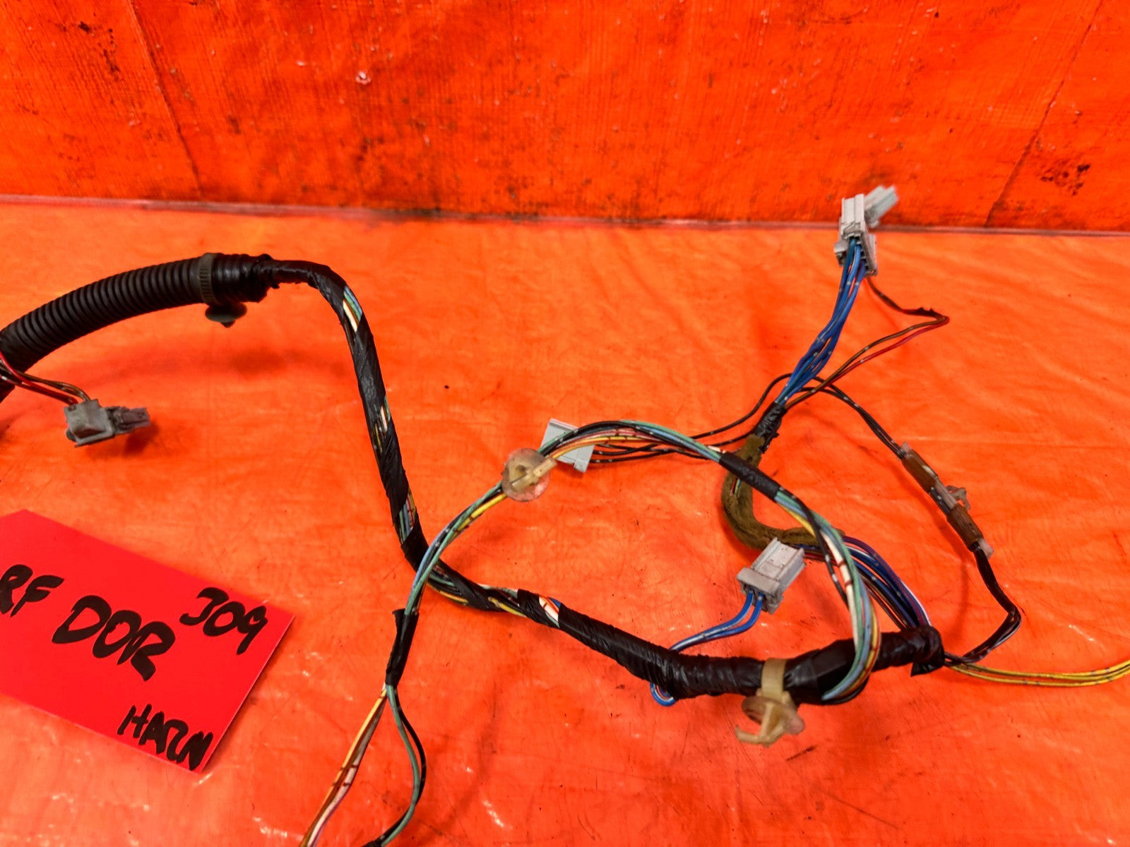 97 99 ACURA INTEGRA GS GS R LS 2D ONLY RIGHT DOOR WIRING HARNESS WIRE LOOM #3092