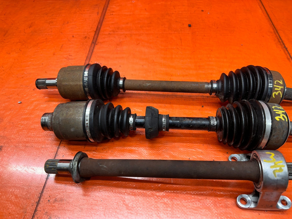 04-05 ACURA TSX 4D 2.4L K24A2 FRONT CV AXLES HALF SHAFTS INTERMEDIATE SHAFT #34211