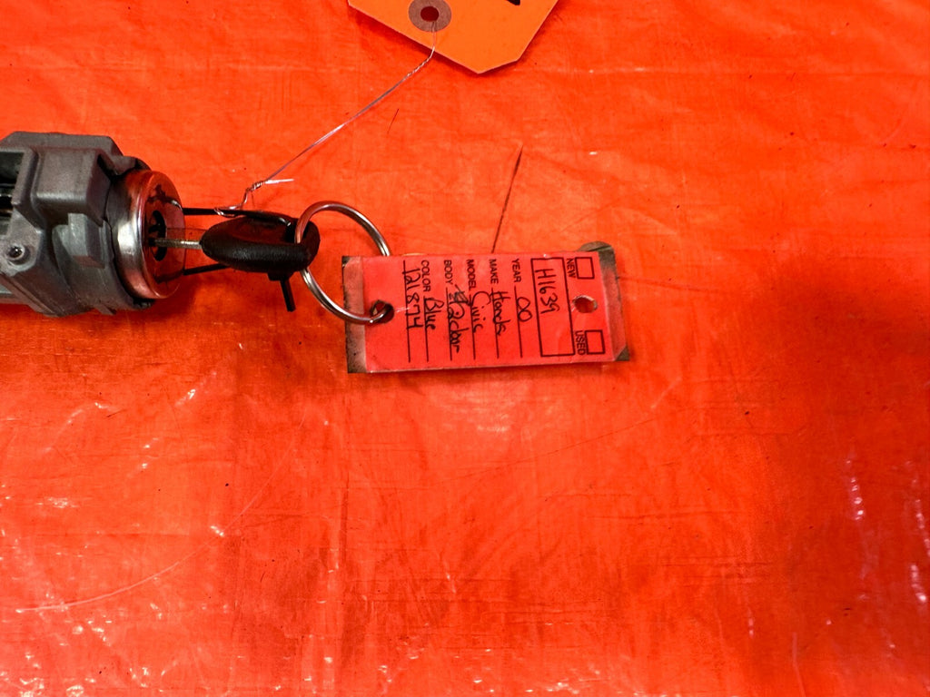 96 00 HONDA CIVIC   MANUAL STICK SHIFT IGNITION SWITCH   OEM FACTORY #2854