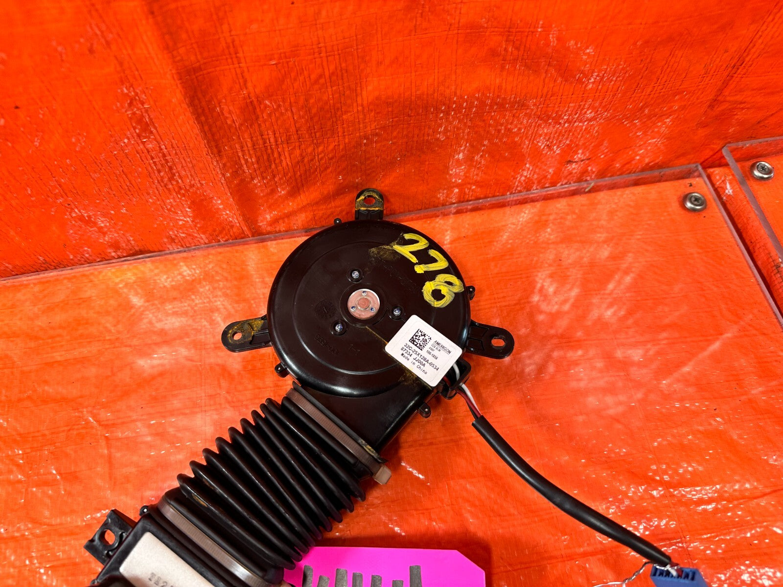 2013 13 INFINITI G37 S CONVERTIBLE PASSENGER RIGHT FRONT SEAT BLOWER FAN OEM 11