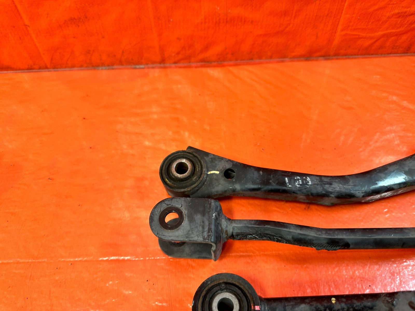 13 16 HYUNDAI GENESIS COUPE   LEFT REAR CONTROL ARMS UPPER LOWER ALL 4 OEM 3029