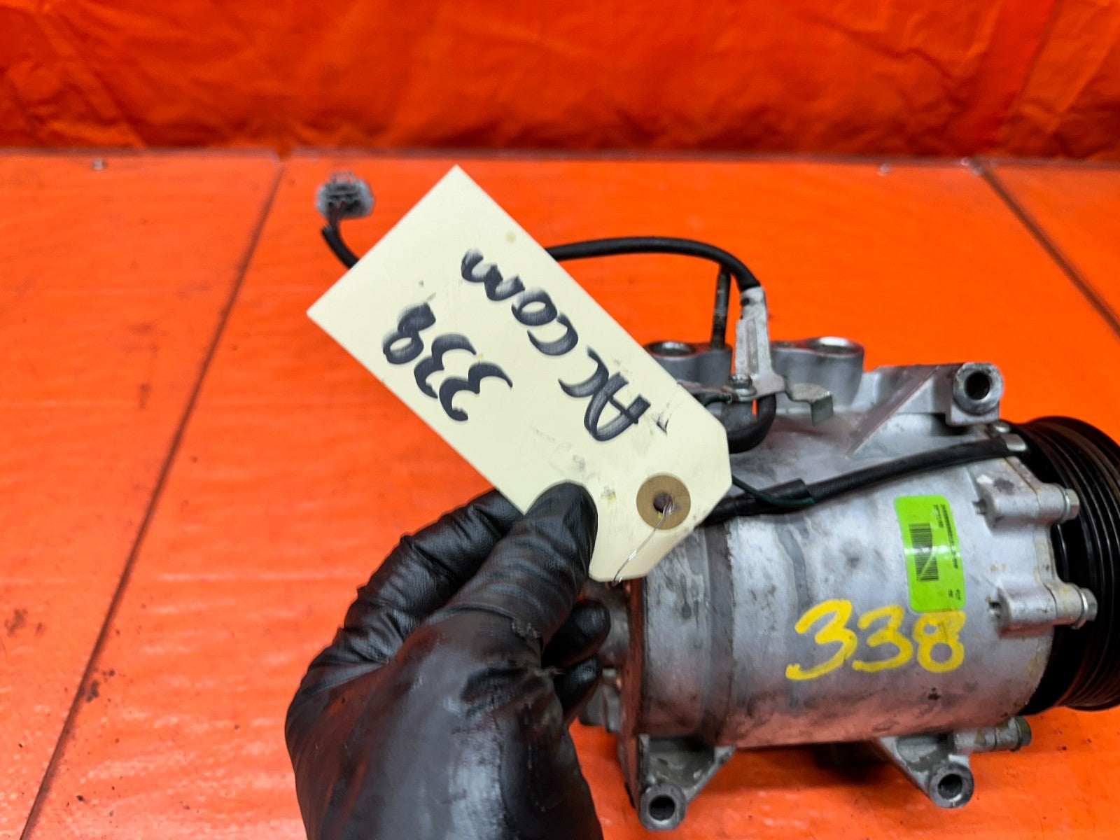 04-05 ACURA TSX 2.4L K24A2 AIR CONDITIONING AC COMPRESSOR PUMP OEM #33812