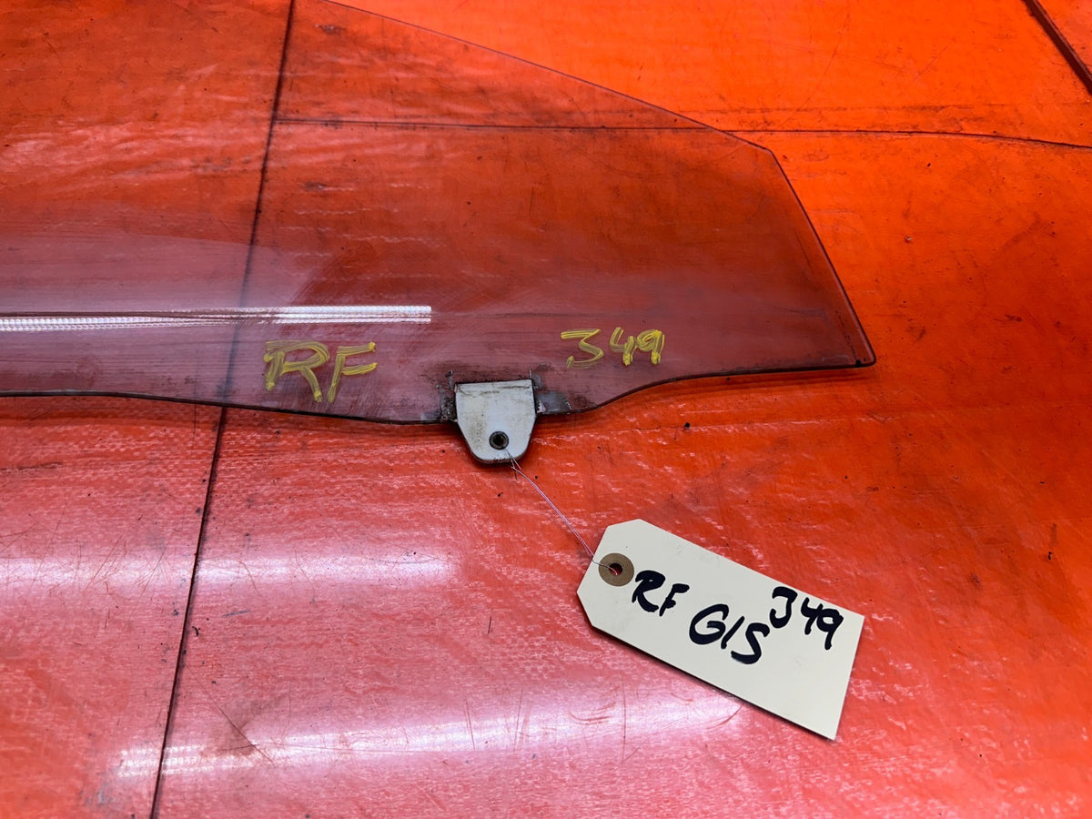 1994-2001 ACURA INTEGRA 2D PASSENGER RIGHT FRONT DOOR GLASS WINDOW OEM #3494