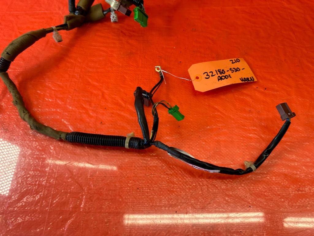 97 01 HONDA PRELUDE   AIR CONDITIONING AC HEATER CLIMATE CONTROL HARNESS   #2105