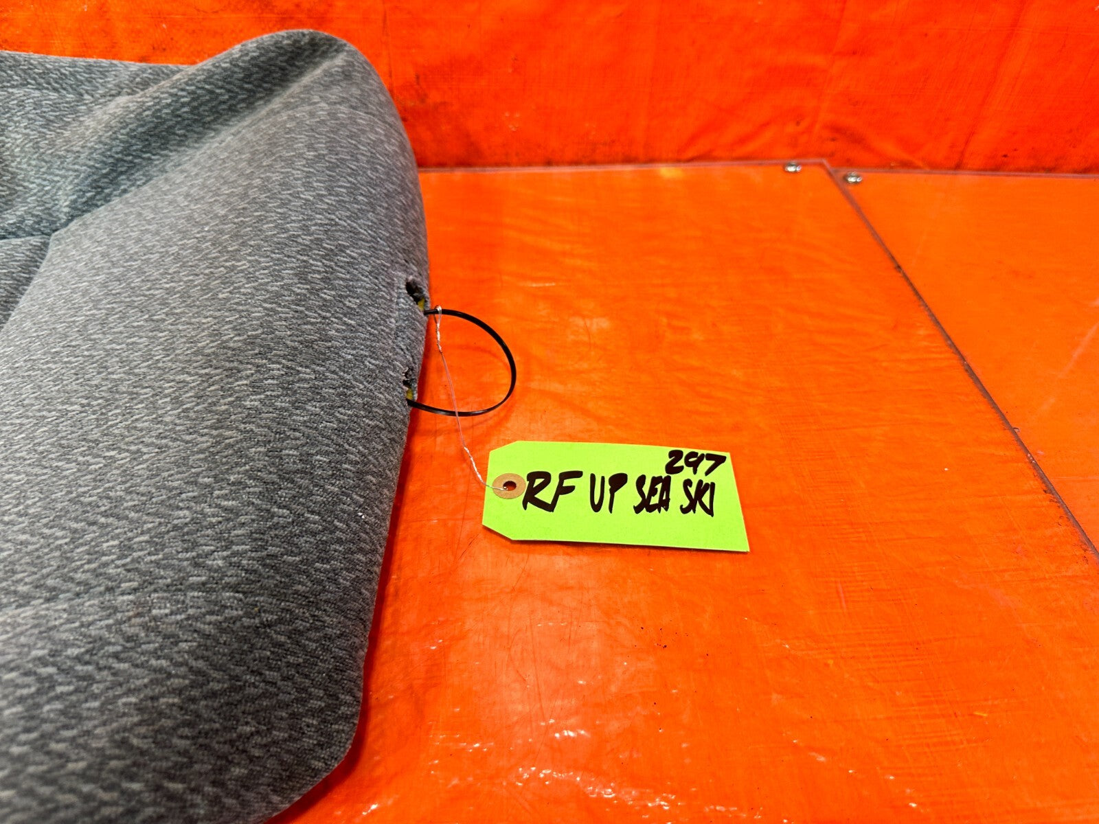 96 00 HONDA CIVIC SEDAN 4D   PASSENGER RIGHT FRONT UPPER SEAT SKIN WRAP OEM 2971