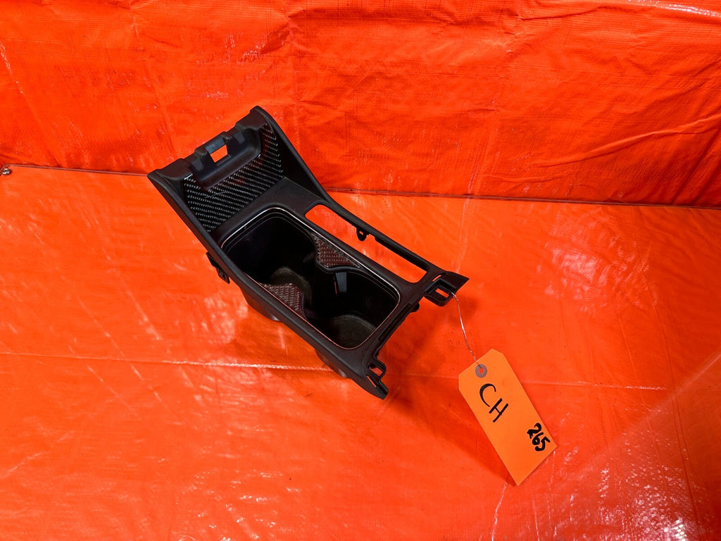 13 15 HONDA CIVIC SI   CUP HOLDER W/ CARBON FIBER TRIM   OEM FACTORY #2650