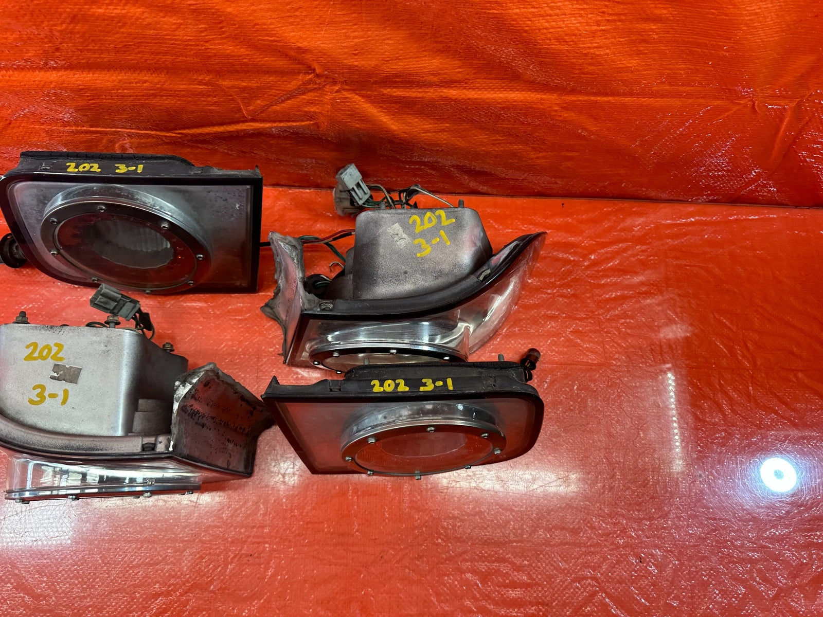 96 00 HONDA CIVIC COUPE   ALTEZZA TAIL LIGHTS / TAIL LAMPS   #20214