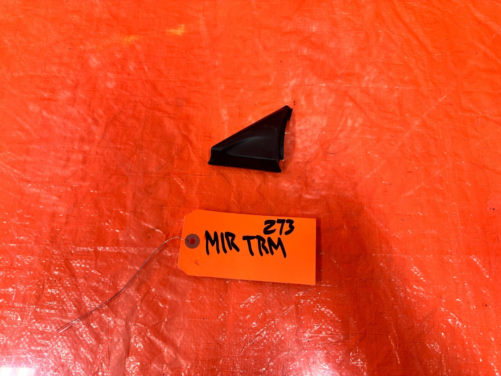 94 96 HONDA PRELUDE   INTERIOR MIRROR TRIM COVER PLASTIC   DRIVER LEFT OEM #2730