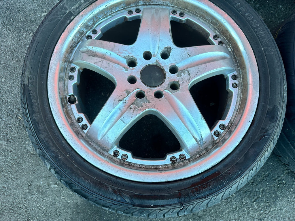 92 96 HONDA PRELUDE   5 SPOKE WHEELS AND TIRES   17 INCH   #27315