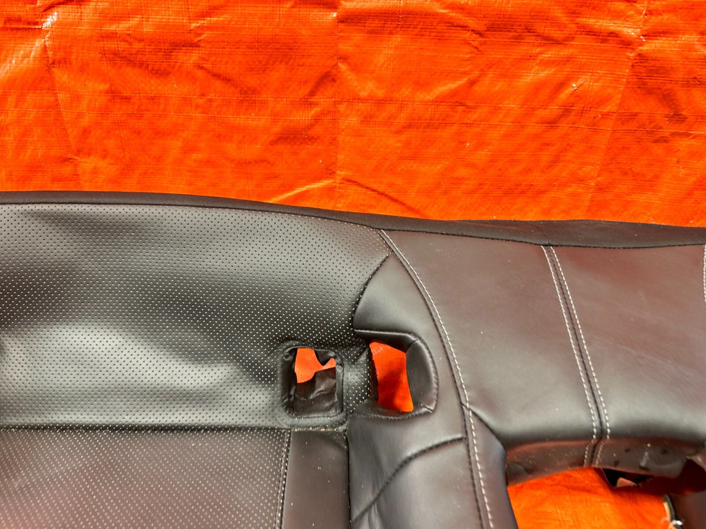 17 20 INFINITI Q60   BLACK LEATHER REAR SEAT LOWER SEAT SKIN WRAP   OEM #28914