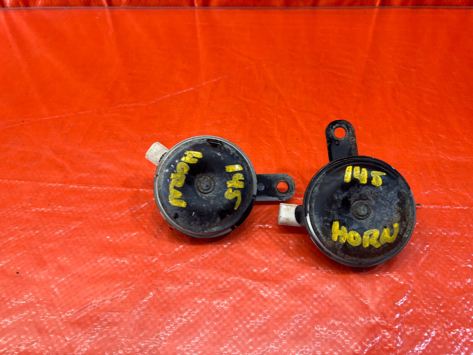 2000 ACURA 1.6 EL   HORN SET / HIGH AND LOW NOTE HORNS   OEM FACTORY #1454