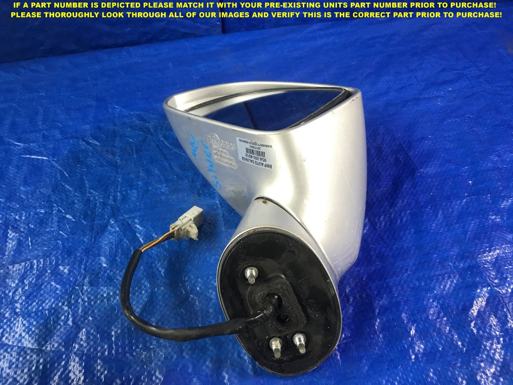 OEM 2000 2001 2002 2003 2004 2005 HONDA S2000 DRIVER LEFT MIRROR SILVER FLAW5