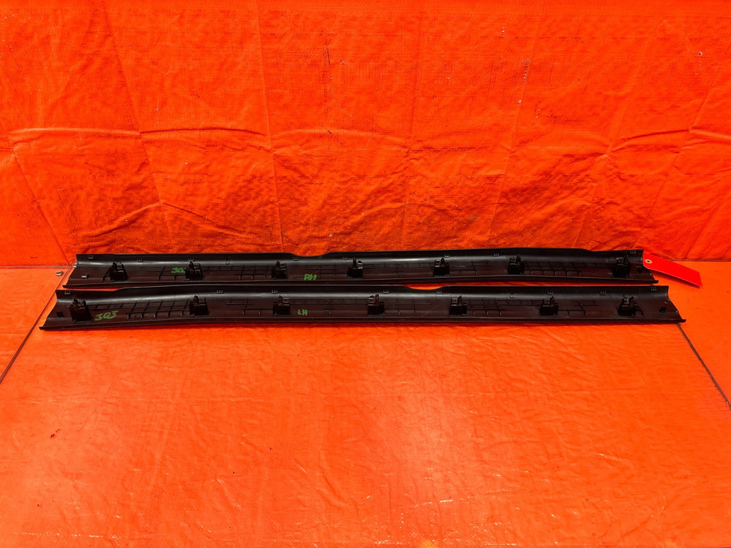09 11 MAZDA RX8 RX 8   LEFT AND RIGHT FLOOR PILLARS SCUFF PLATE SET   OEM 3035