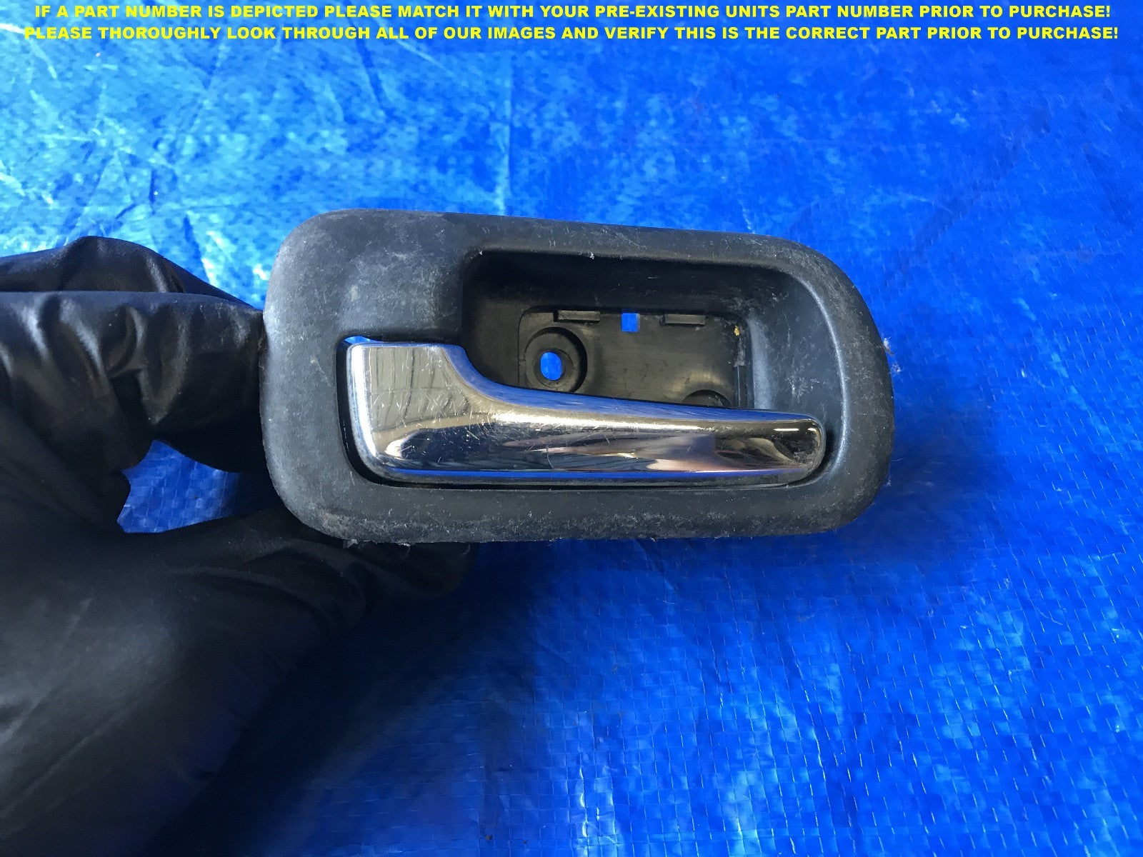 OEM 2001 2002 2003 HONDA CIVIC SEDAN DRIVER LEFT REAR INTERIOR DOOR HANDLE    0