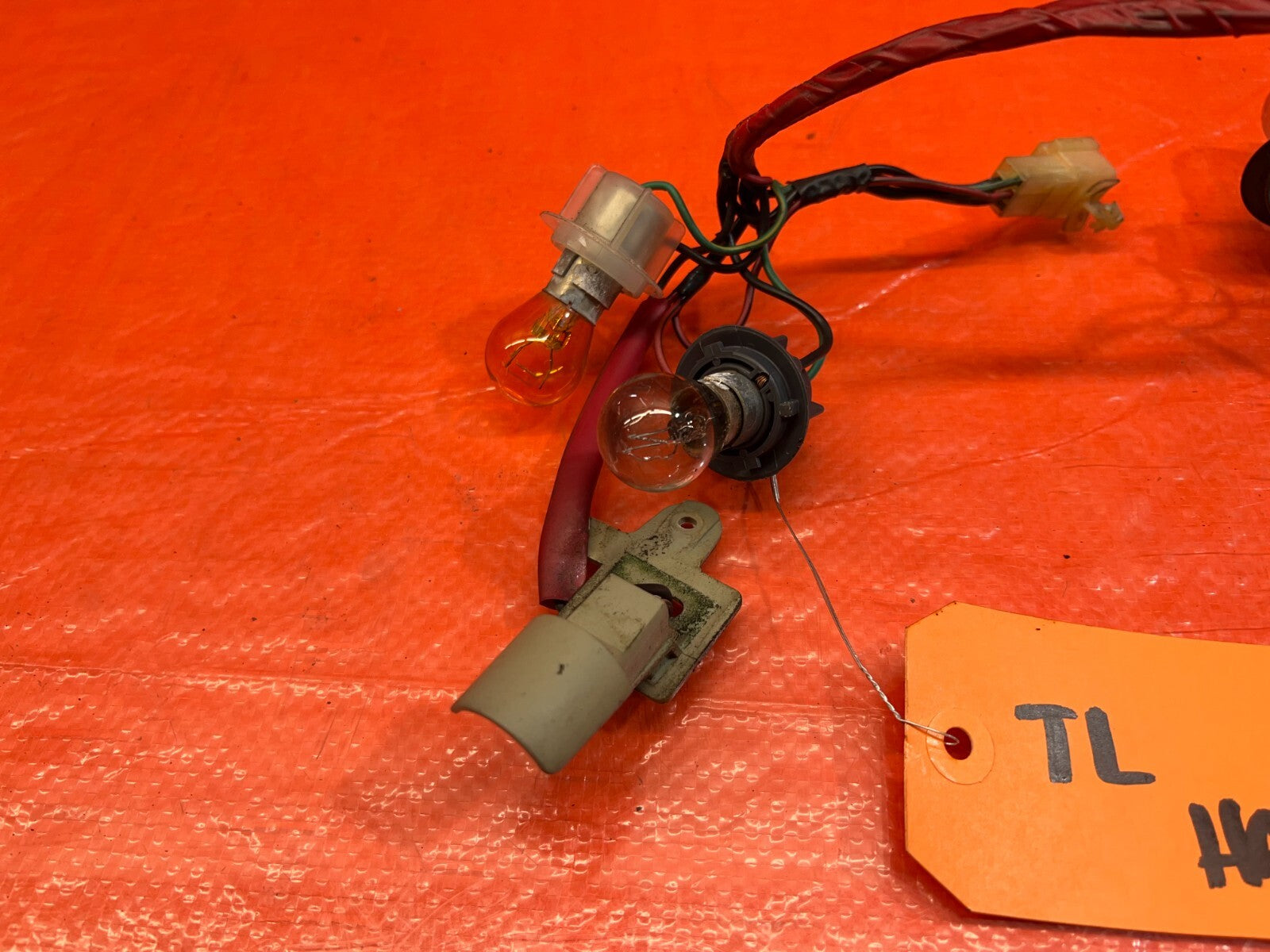 90 91 ACURA INTEGRA 2D RIGHT TAIL LIGHT LAMP WIRING HARNESS WIRE LOOM   OEM 1547