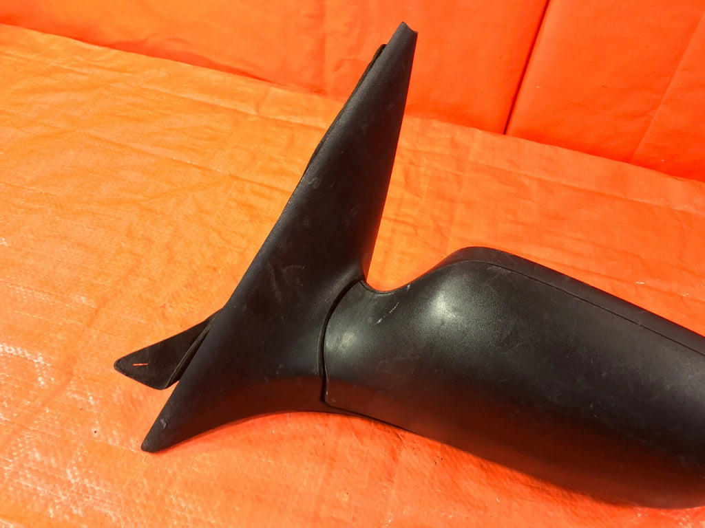 OEM 1999 99 SAAB 900 DRIVER LEFT SIDE VIEW MIRROR BLACK E1 0117422 2