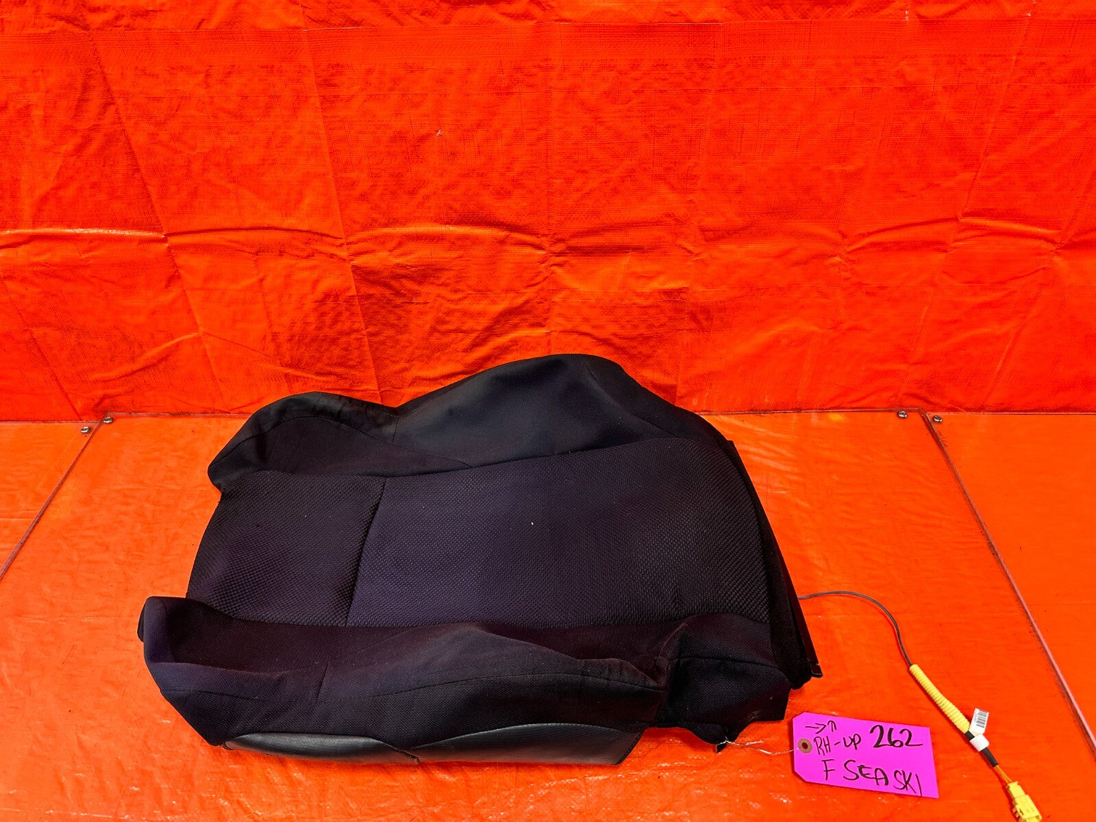 2004 NISSAN 350Z CLOTH PASSENGER RIGHT FRONT UPPER SEAT SKIN WRAP COVER OEM 2620