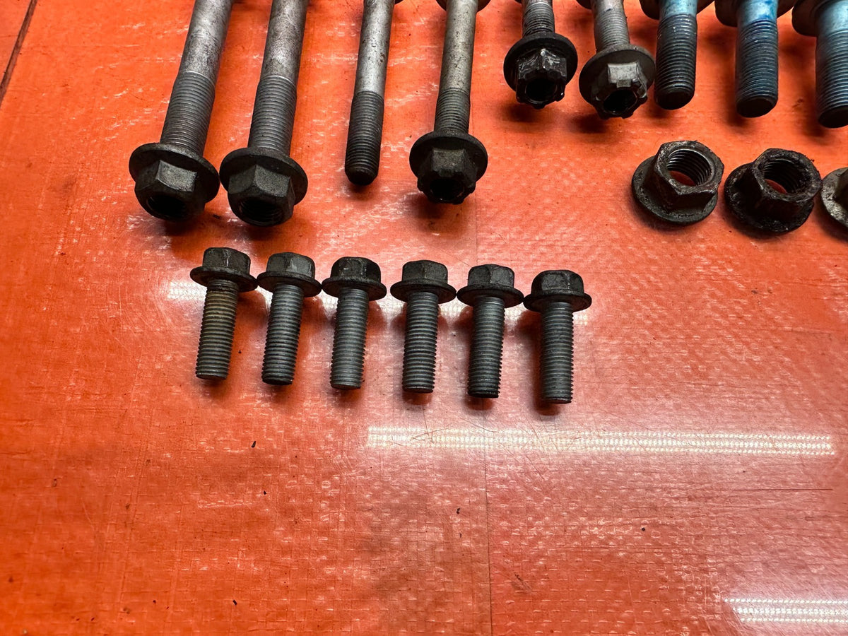 14-15 INFINITI Q50 FRONT LOWER CONTROL ARM BOLTS NUTS BRACKETS  OEM #3438