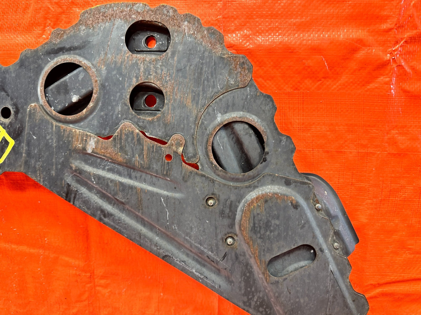 08 15 INFINITI G37 COUPE & CONVERTIBLE SUBFRAME CROSSMEMBER BRACE BRACKET PLATE2