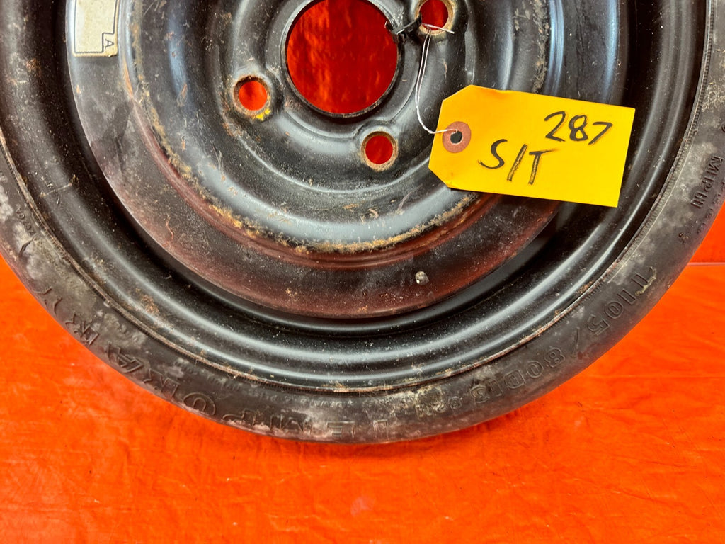 92 00 HONDA CIVIC   4x100   EMERGENCY / BACK UP / SPARE TIRE   OEM FACTORY 2873