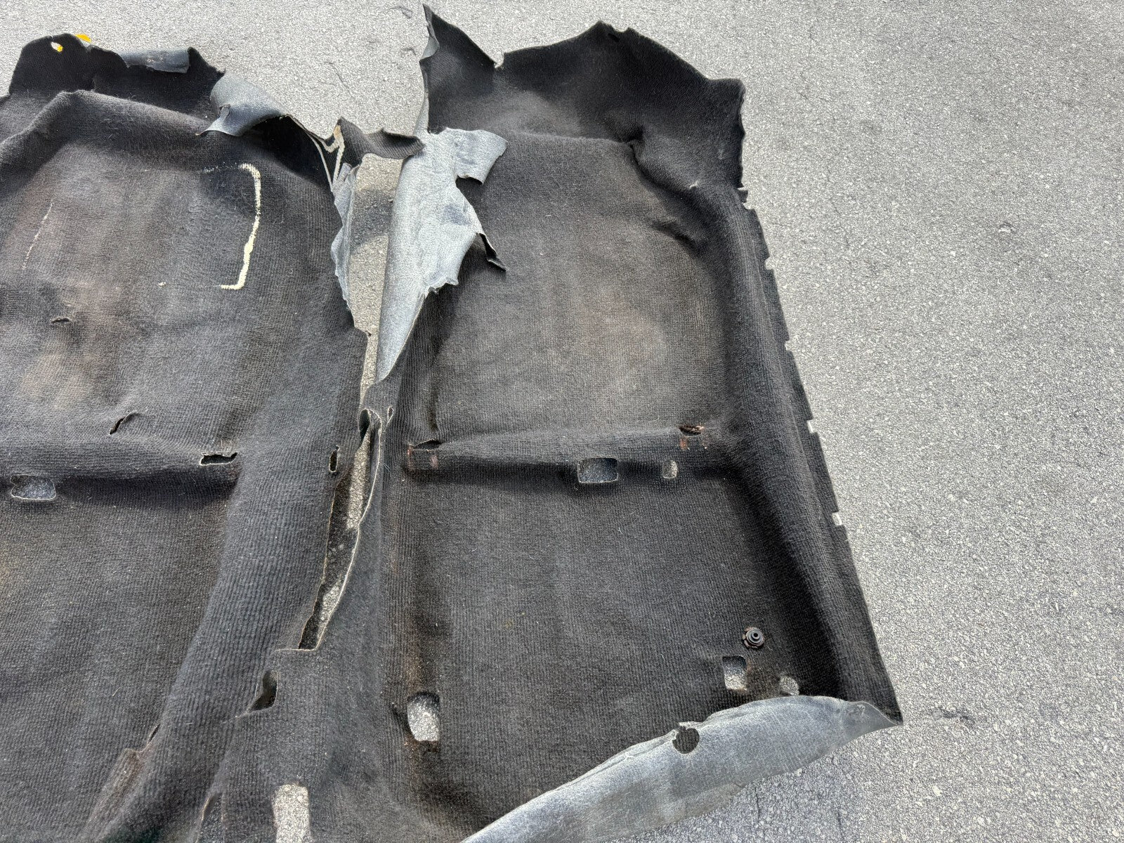 93 97 HONDA DEL SOL   INTERIOR FLOOR CARPET RUG MAT   BLACK IN COLOR   OEM #2955