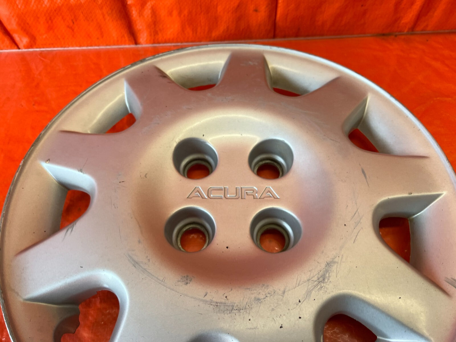 94 01 ACURA INTEGRA   9 SPOKE HUB CAP PLASTIC WHEEL COVER TRIM   OEM #119 15