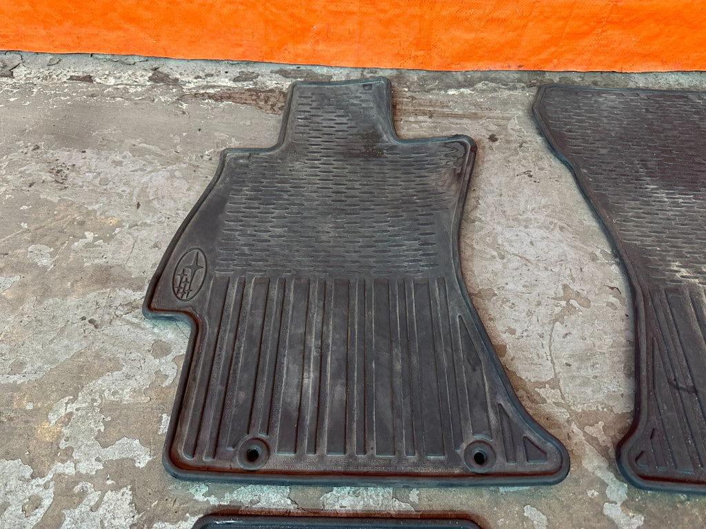 15 21 SUBARU WRX STI   FLOOR MATS   ALL SEASON   WEAR ON FRONT LEFT   OEM #1807