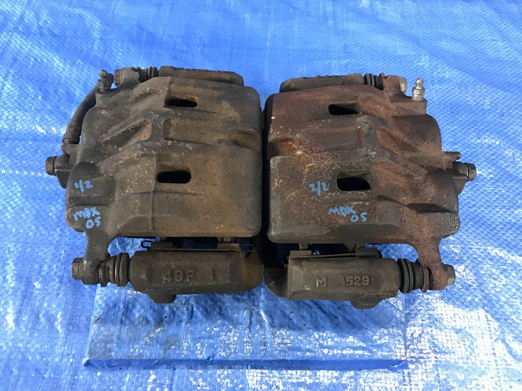 OEM 2005 06 ACURA MDX AWD DUAL PISTON DRIVER LEFT PASSENGER RIGHT BRAKE CALIPERS3