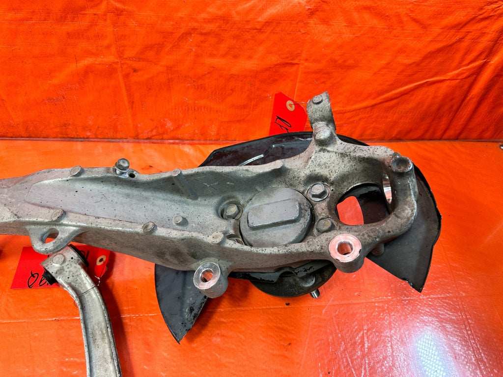 14 24 INFINITI Q50   RWD RIGHT FRONT SPINDLE KNUCKLE HUB & CONTROL ARM OEM 19Q13