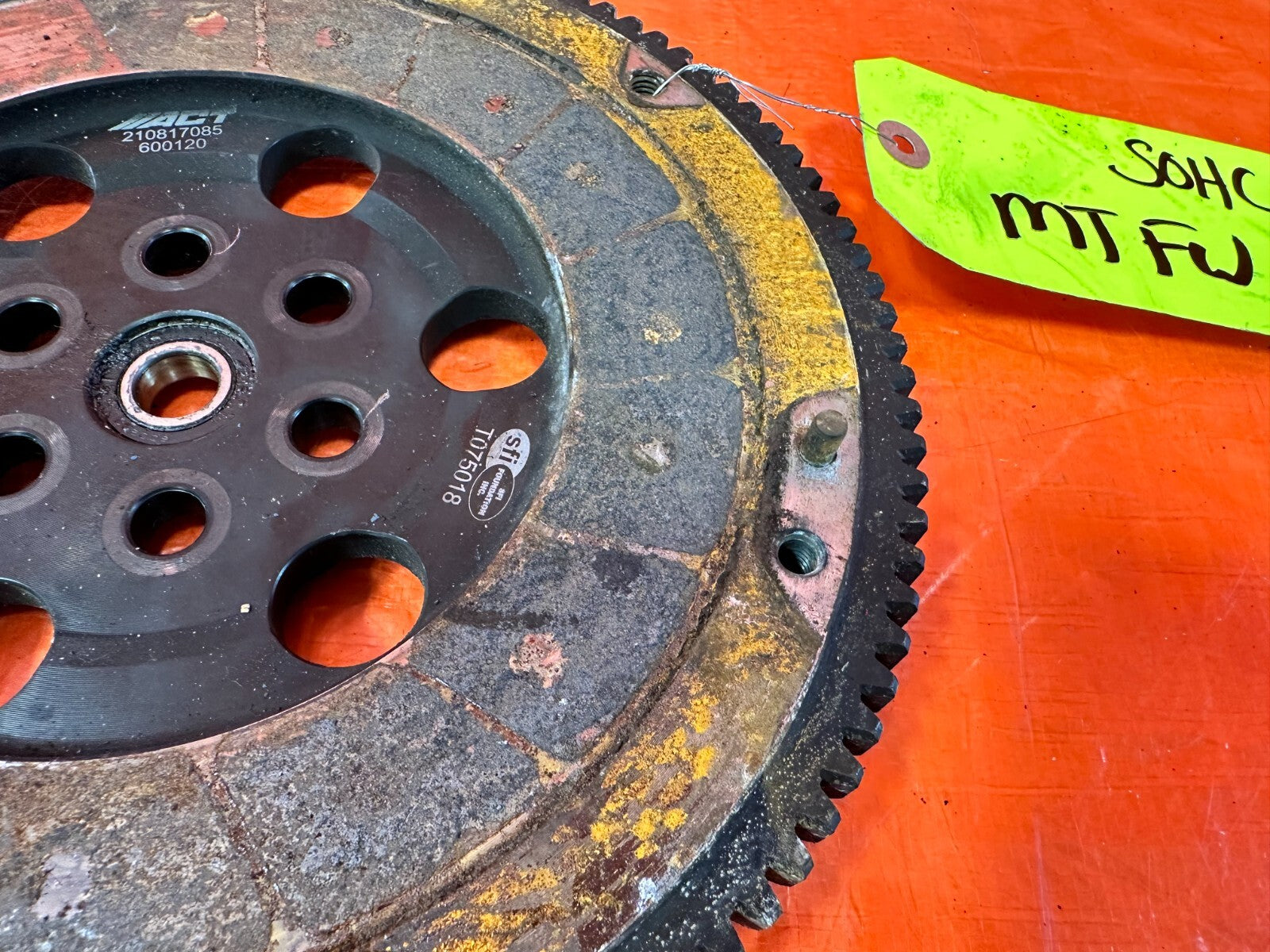 92 00 HONDA CIVIC D SERIES D15 D16 ADVANCED CLIUTCH TECHNOLOGY ACT FLYWHEEL6
